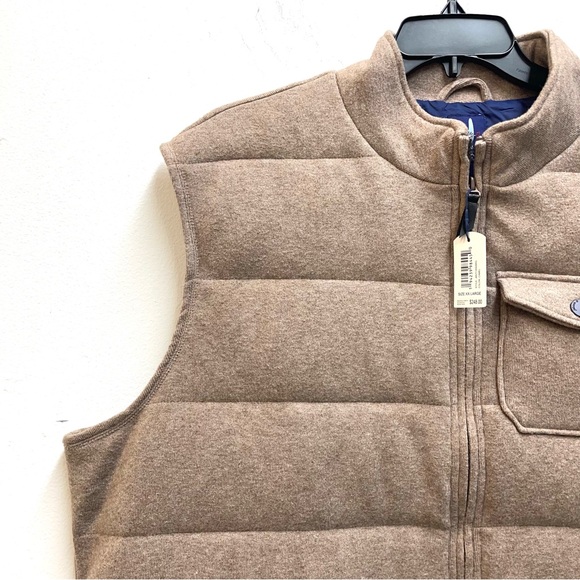 NWT Johnnie-O Mo Quilted Vest in Camel size XXL - Picture 3 of 11